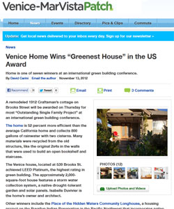Venice-Mar Vista Patch November 13, 2012